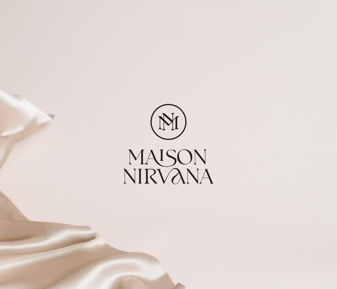 Bohemian, eye-catching, unusual logo design for a silk bedding company