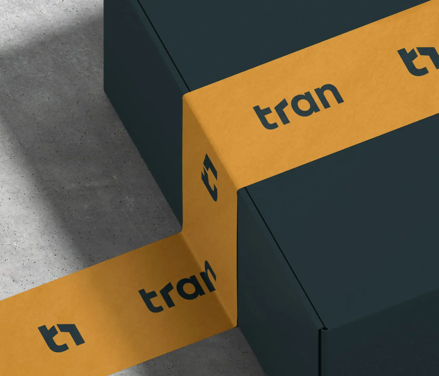 Clean and warm logo & brand services for Tran Real Estate