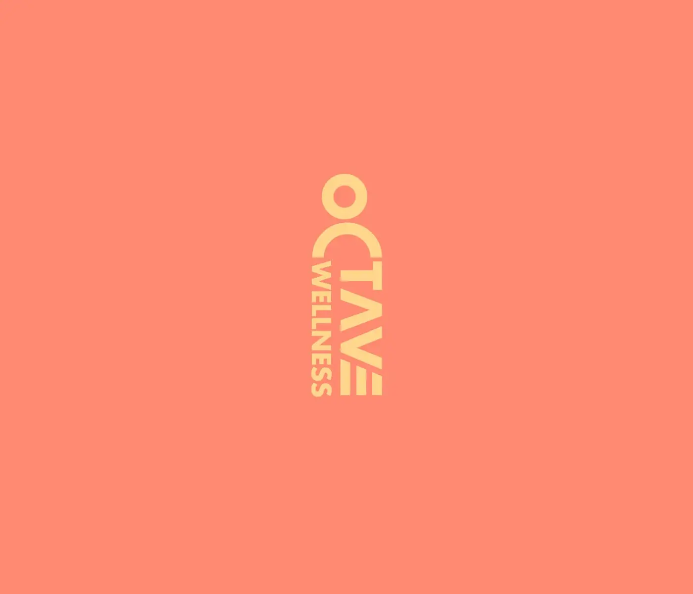 Creative, bright and bold logo design services for a wellness company