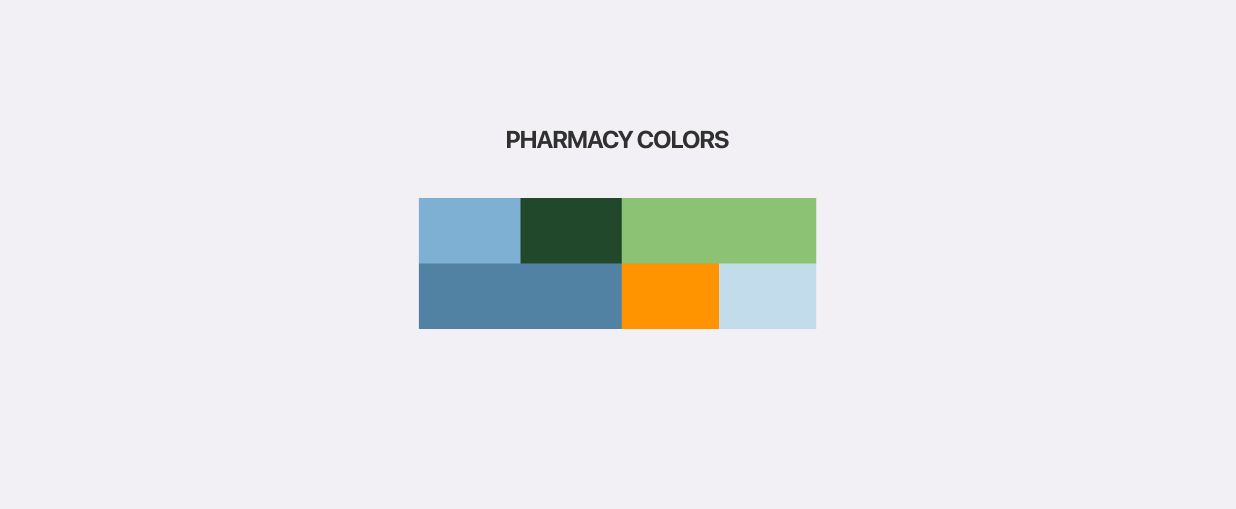 Pharmacy color palette. Colors for pharmacy industry – HavryDesign ...
