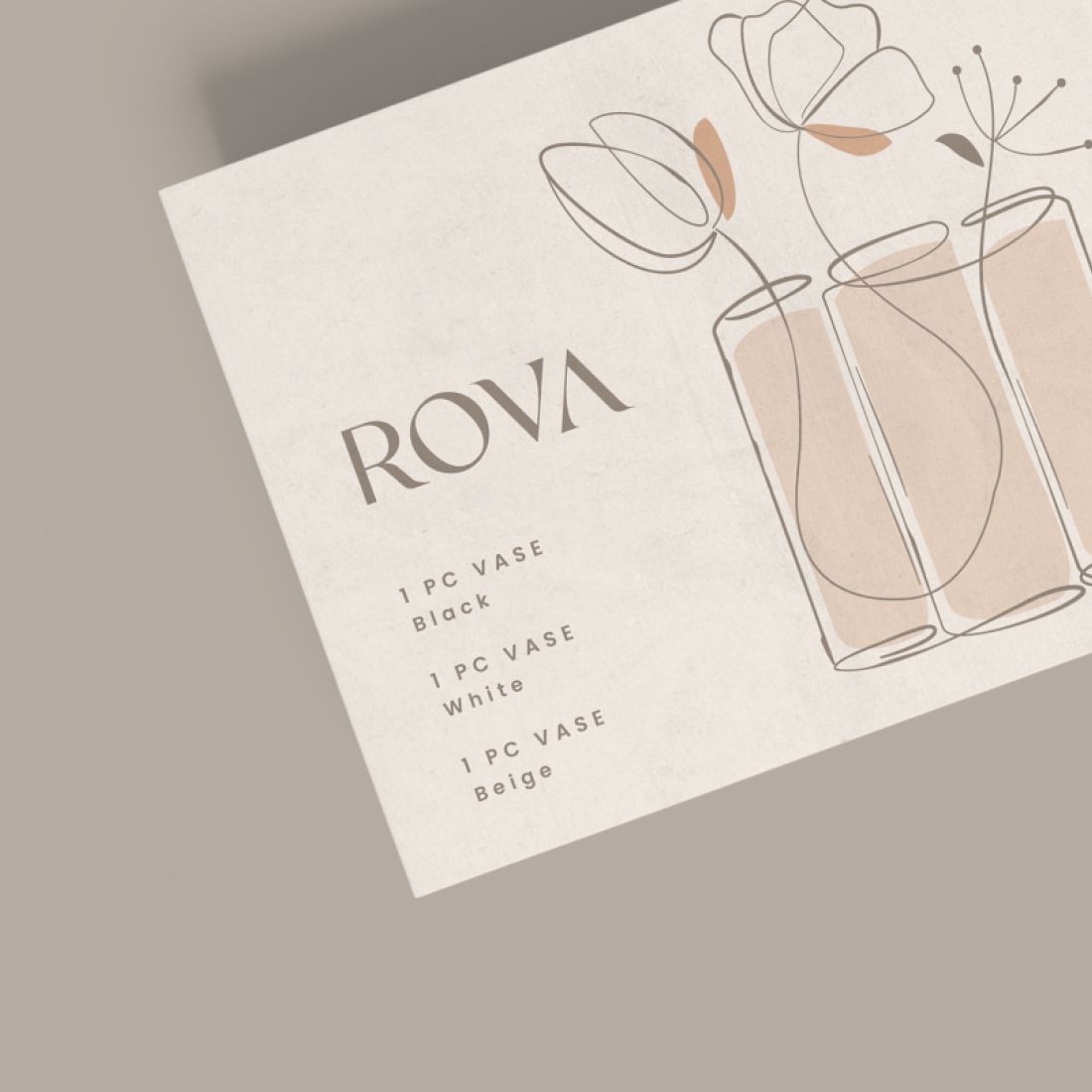 Packaging design for home decor items